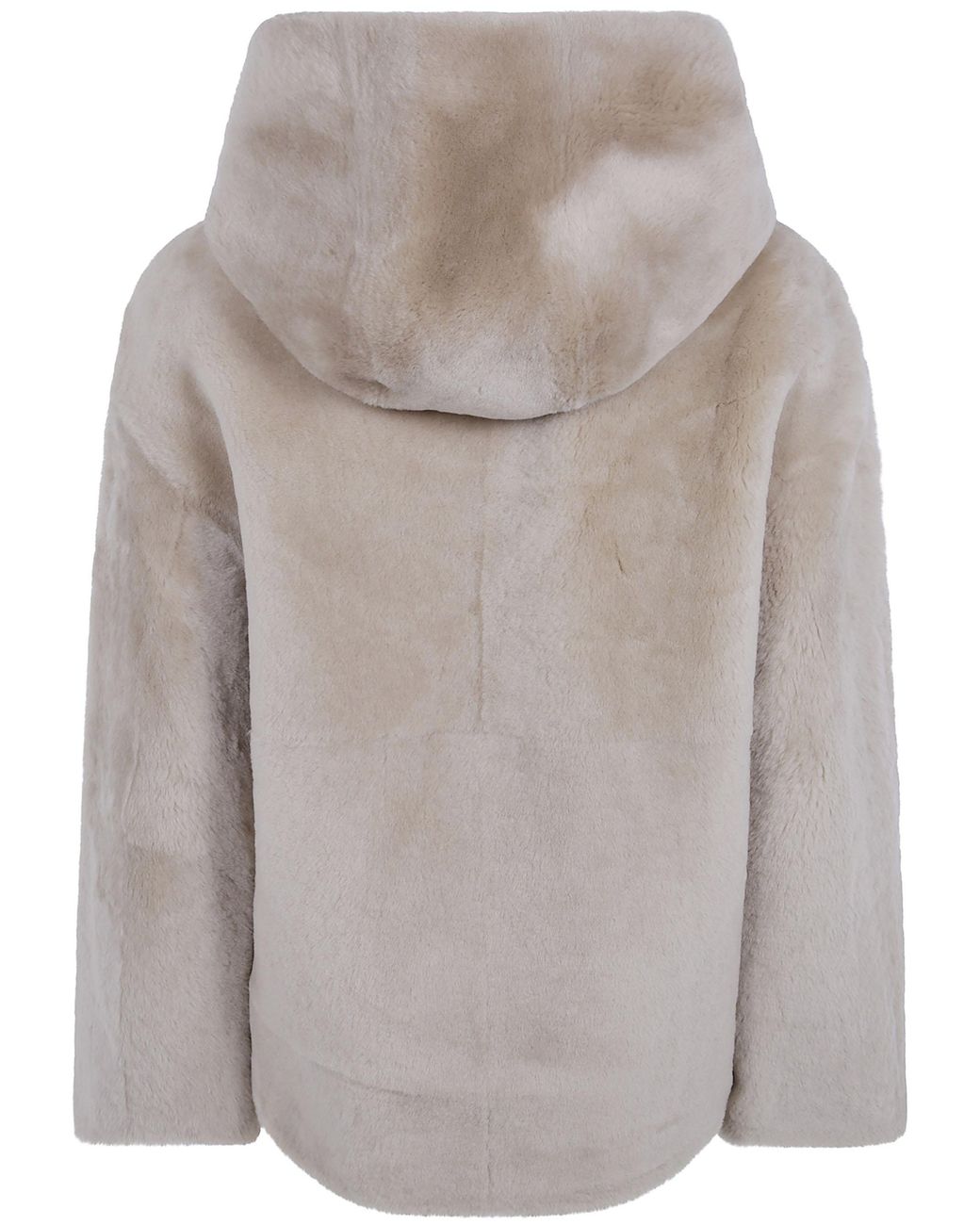 Yves Salomon Gray 66 Cm Jacket