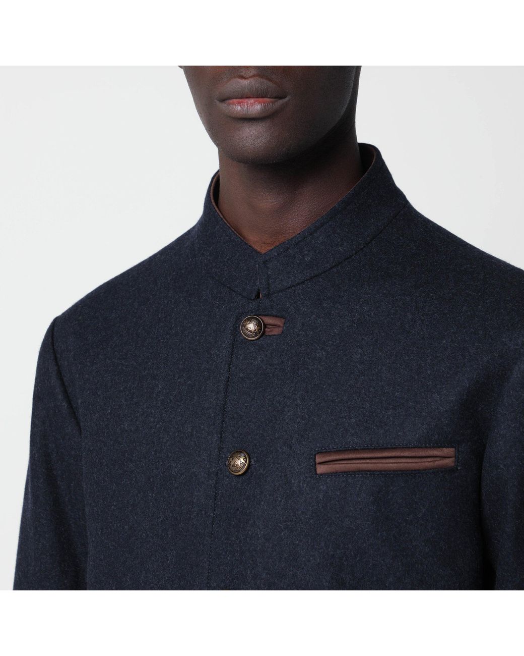 Schneiders Blue Otto Virgin Wool Jacket for men