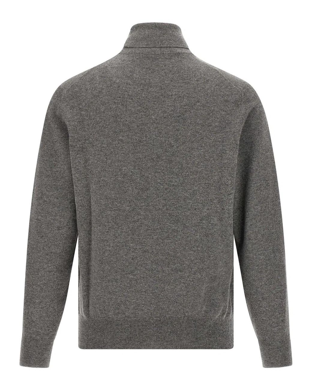 Brunello Cucinelli Gray Cashmere Cardigan Clothing for men