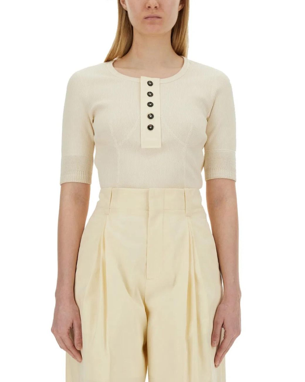Bottega Veneta Natural Classic T-Shirt (Size S)
