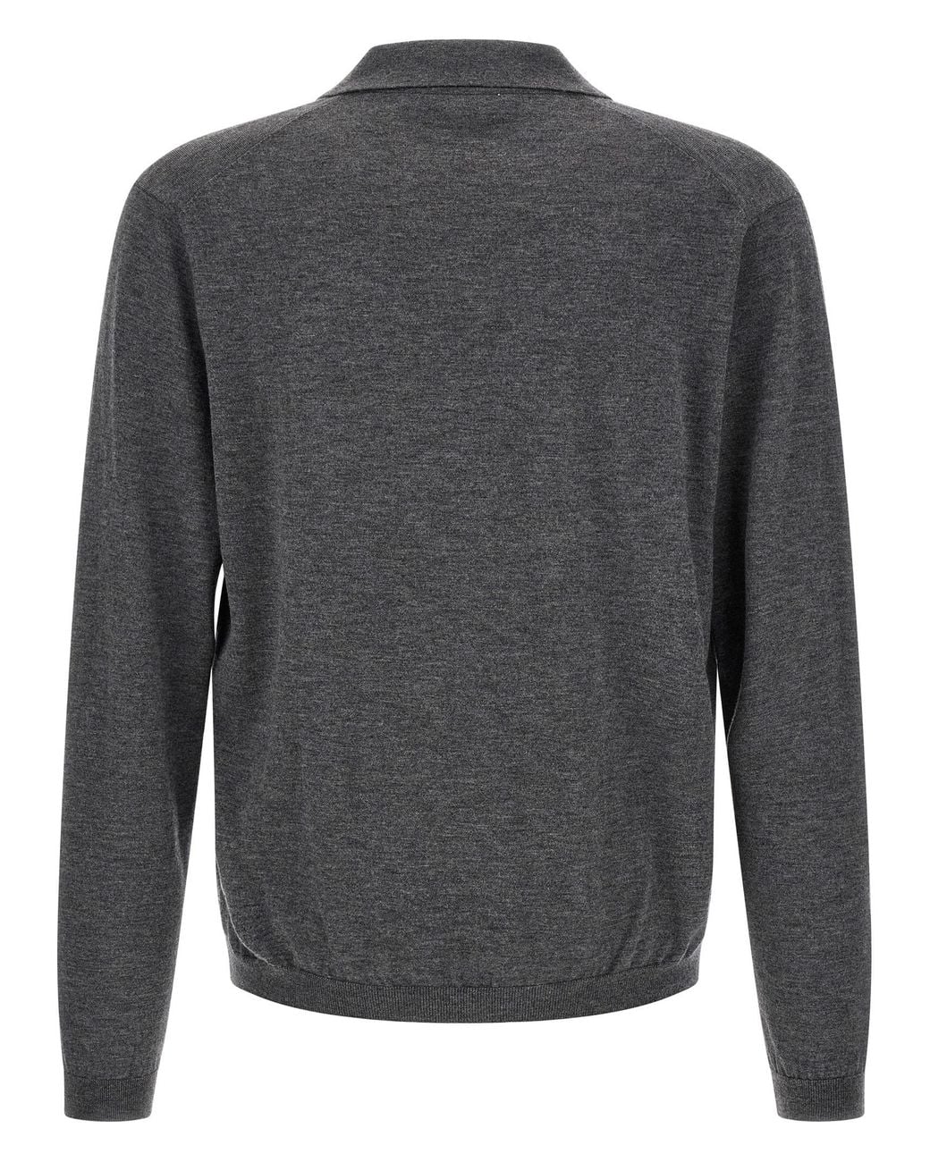 LARMERI STUDIO Gray 'Touch' Polo Shirt for men