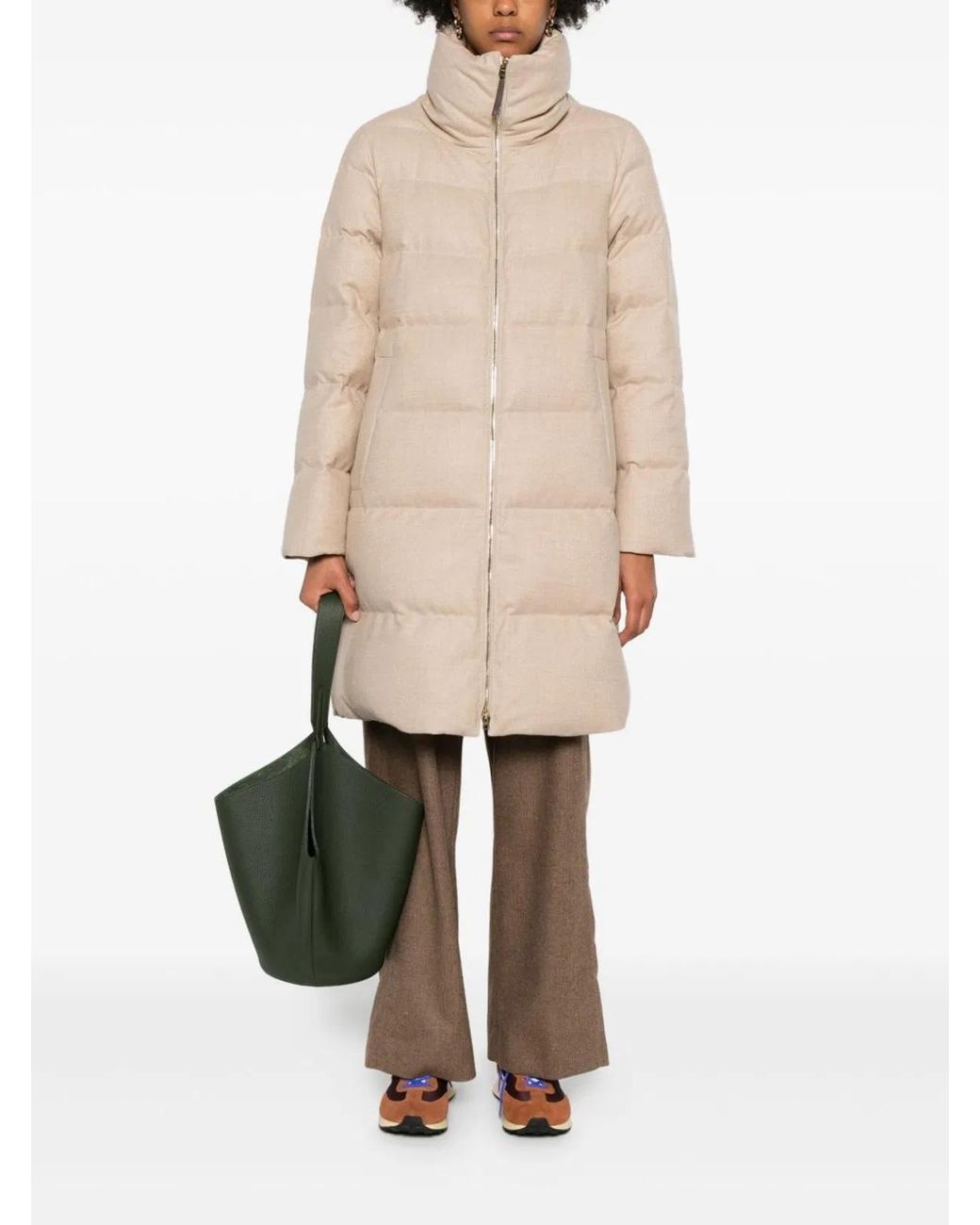 Herno Natural Midi Down Jacket