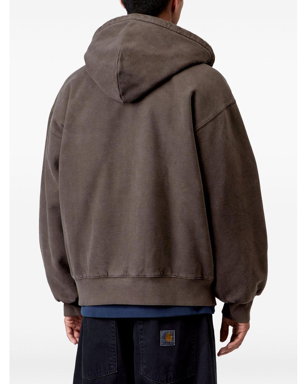 Carhartt Brown Hooded Vista Jacket for men