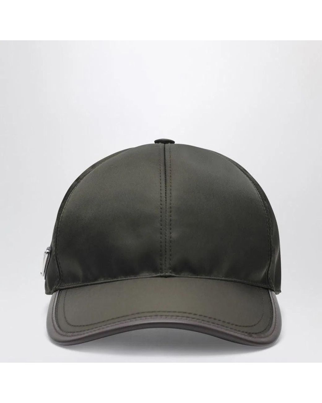 Prada Green Speedrock Camouflage Renylon Baseball Cap for men