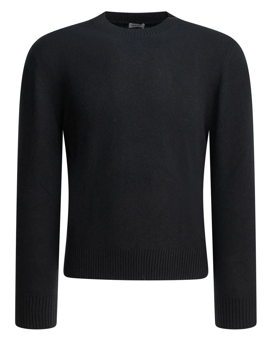 Altum Black Cashmere Crew-Neck Sweater for men