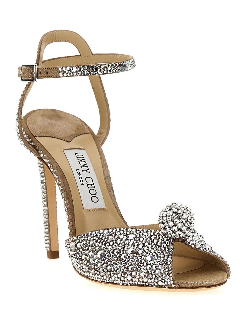 Jimmy Choo Metallic 'Sacora' Sandals