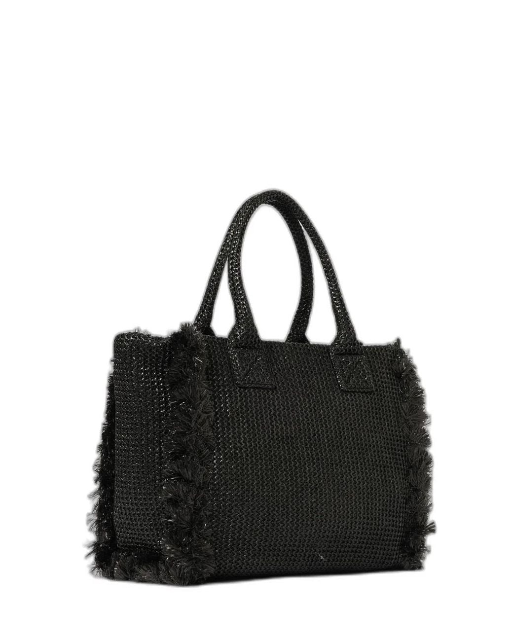 Pinko Black Polypropylene Polyester Handbag