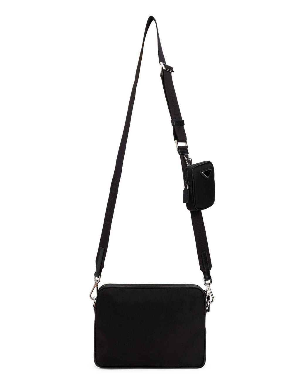 Prada Black Shoulder Bag Re-Nylon for men