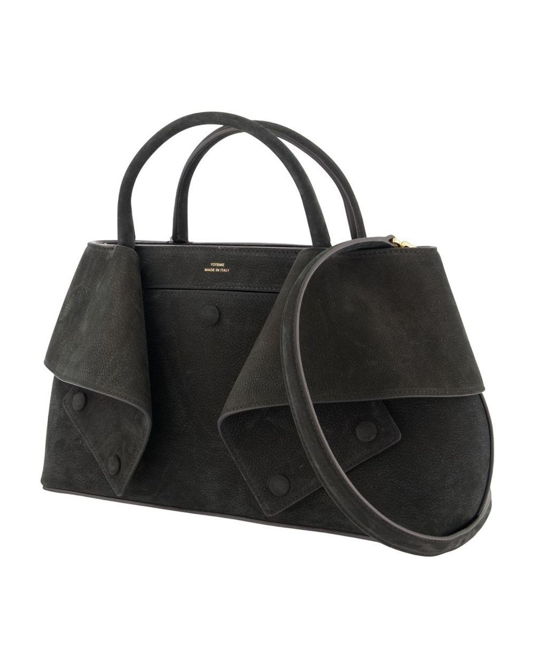 Totême Black Small Mercer Shopper Bag
