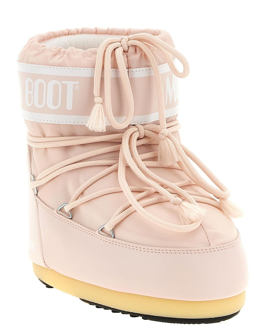 Moon Boot Natural 'Icon Low' Ankle Boots