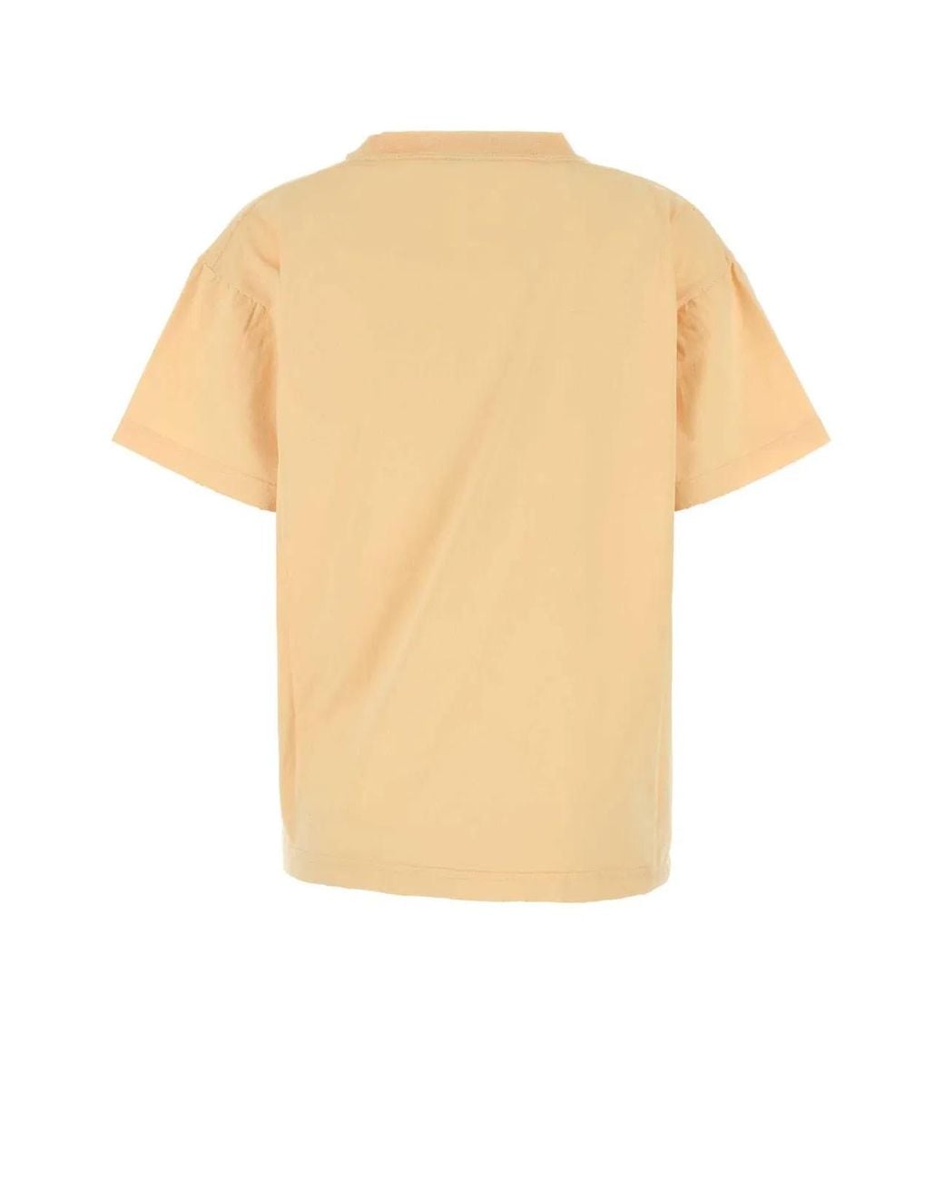Balenciaga Orange Pastel Cotton Oversize T-Shirt