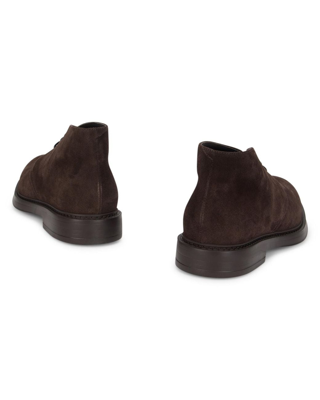 Doucal's Brown Suede Ankle Boots for men