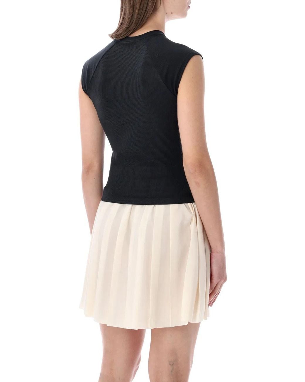 Nike Black Chill Knit Ribbed Top