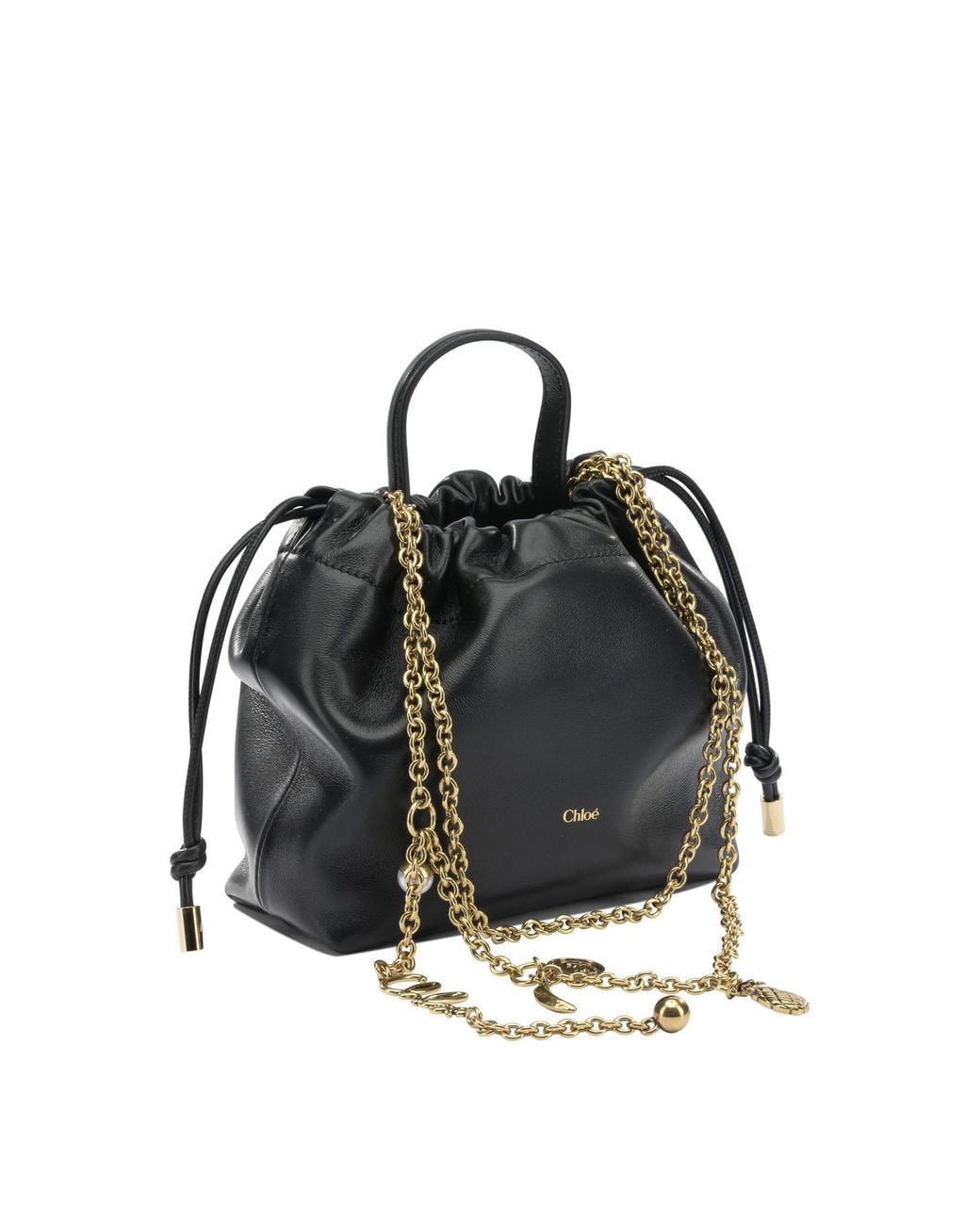 Chloé Black Icons Mini Leather Shoulder Bag