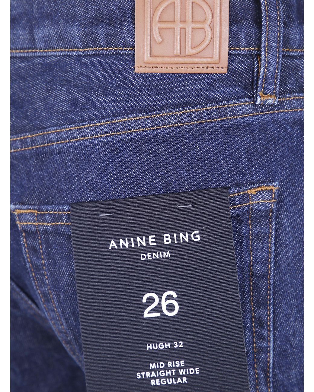 Anine Bing Blue "Hugh" Jeans 32"