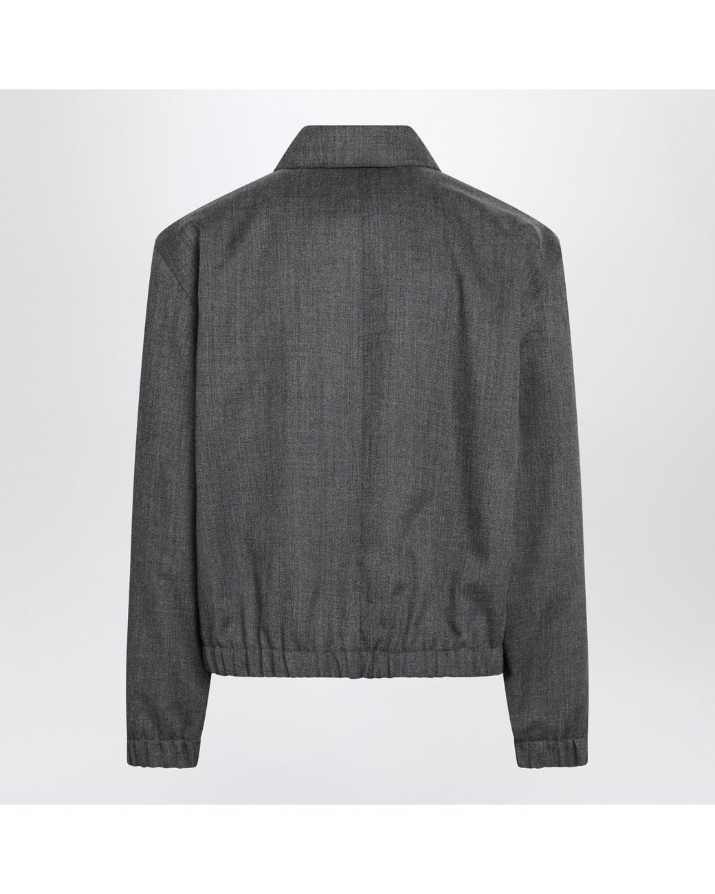 AMI Gray Carbon Padded Jacket for men