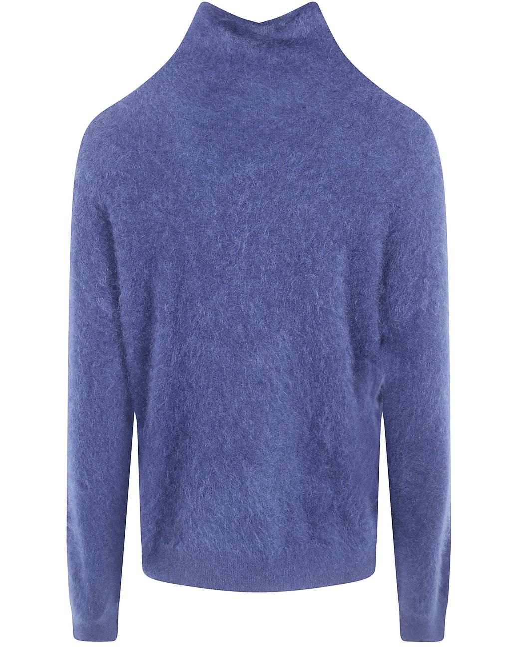 ABSOLUT CASHMERE Blue "Solange" Turtle Neck Sweater