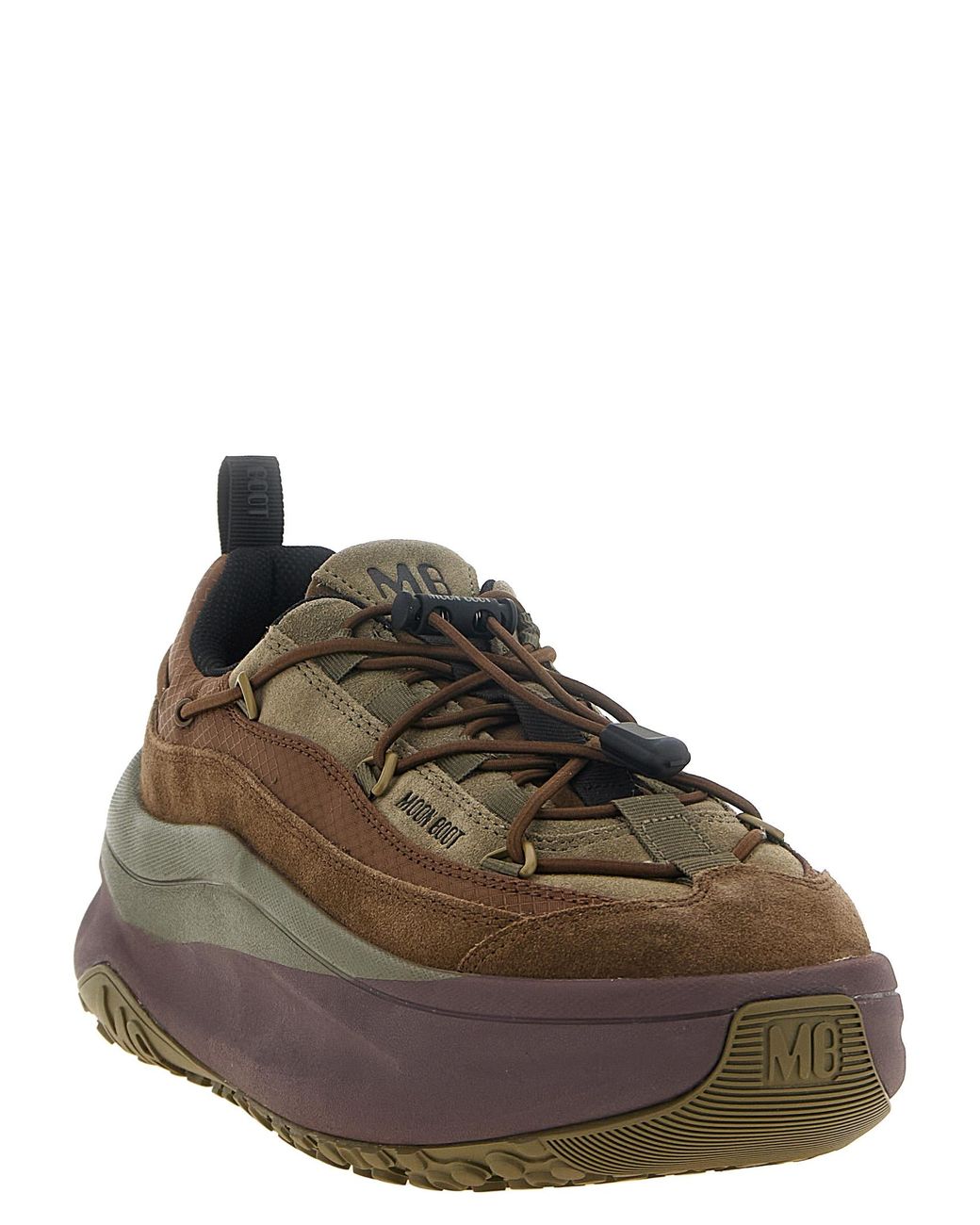 Moon Boot Brown 'Moon247 Xlace' Sneakers for men