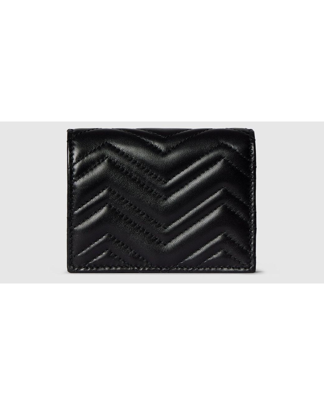 Gucci Black Gg Marmont Wallet