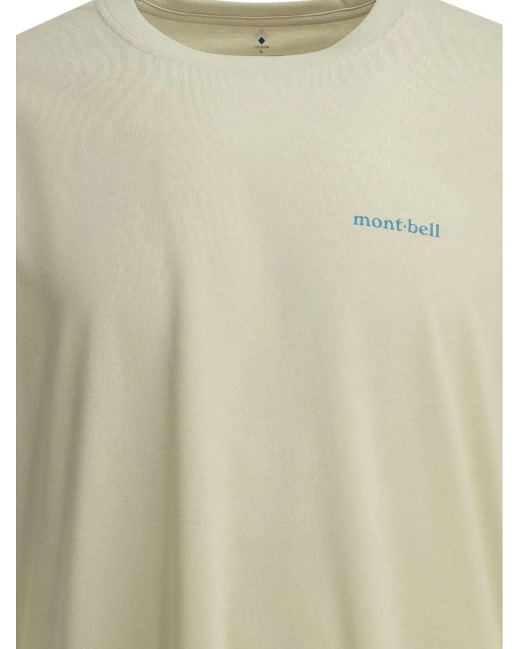 Montbell White Polyester T-Shirt for men