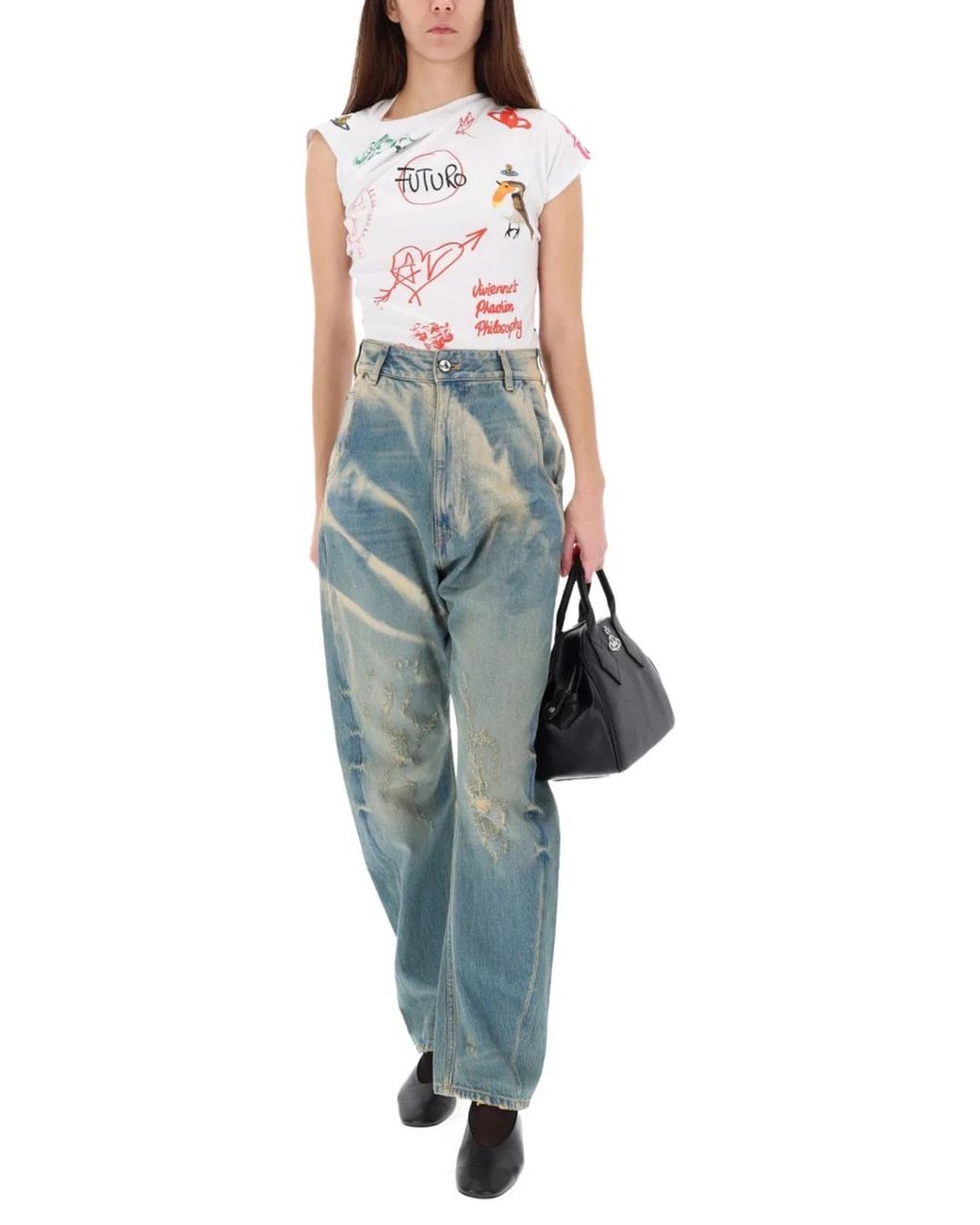 Vivienne Westwood Blue Denim Cotton Jeans
