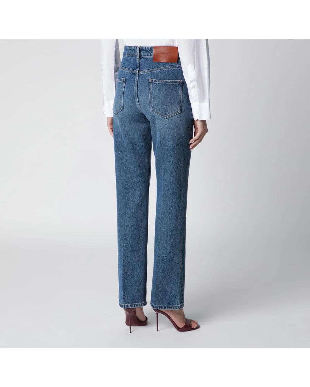 Victoria Beckham Blue Julia Jeans