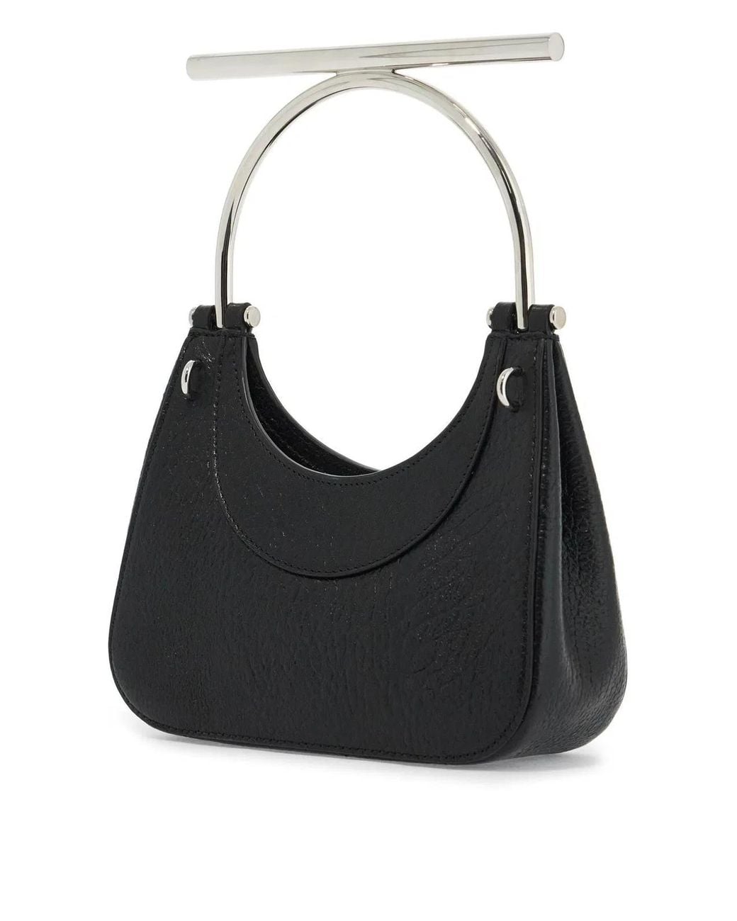 McQueen Black Mini Cross Bar Purse