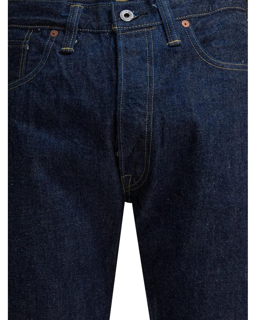 Buzz Rickson's Blue Straight-Leg Jeans for men