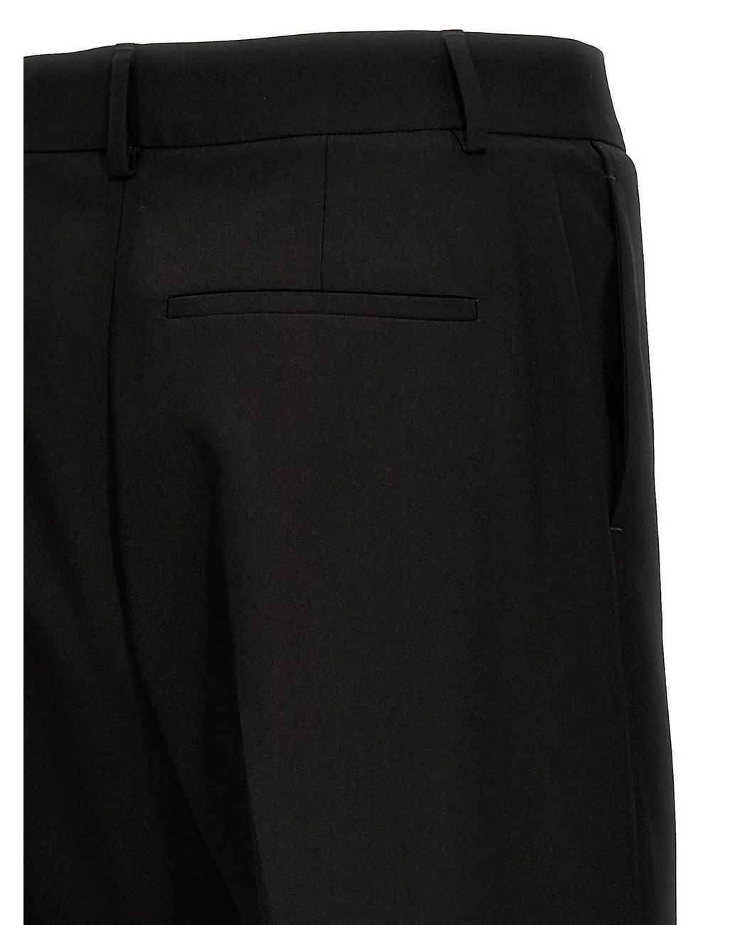 Valentino Garavani Black Wool Pants for men