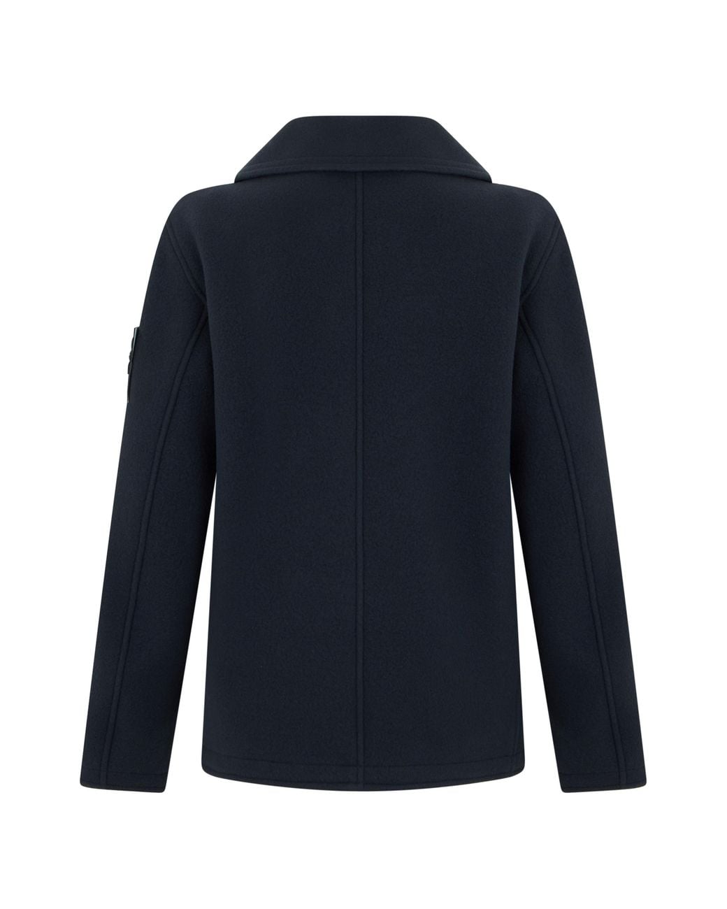 Stone Island Blue Wool Jacket for men