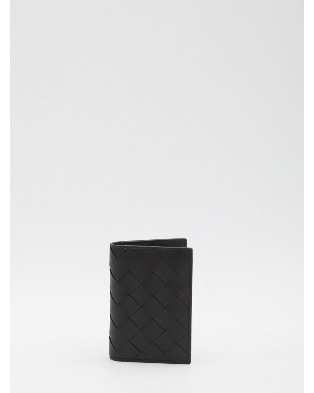 Bottega Veneta White Portacarte Intrecciato Con Patta for men