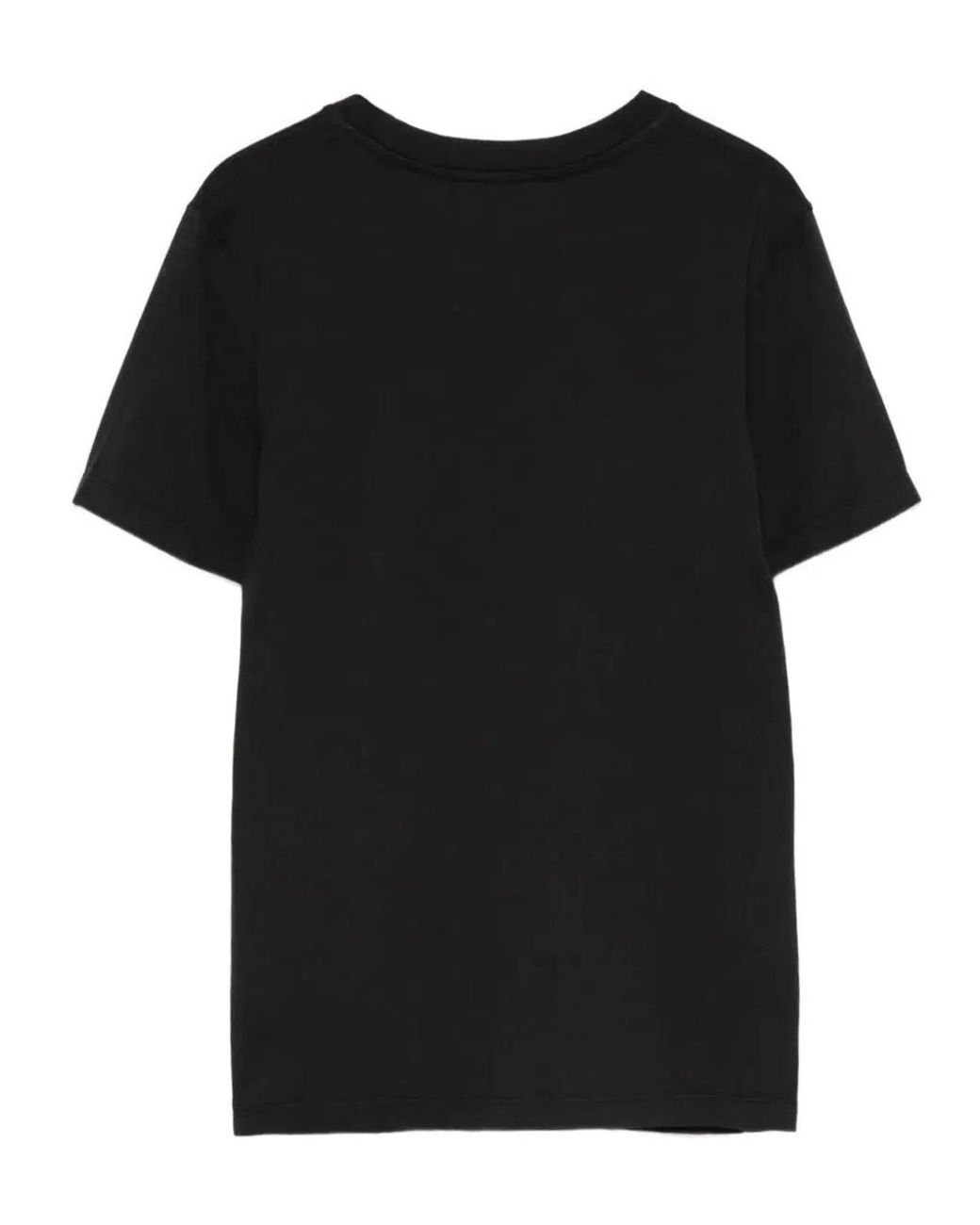 Roberto Collina Black Crewneck Cotton T-Shirt