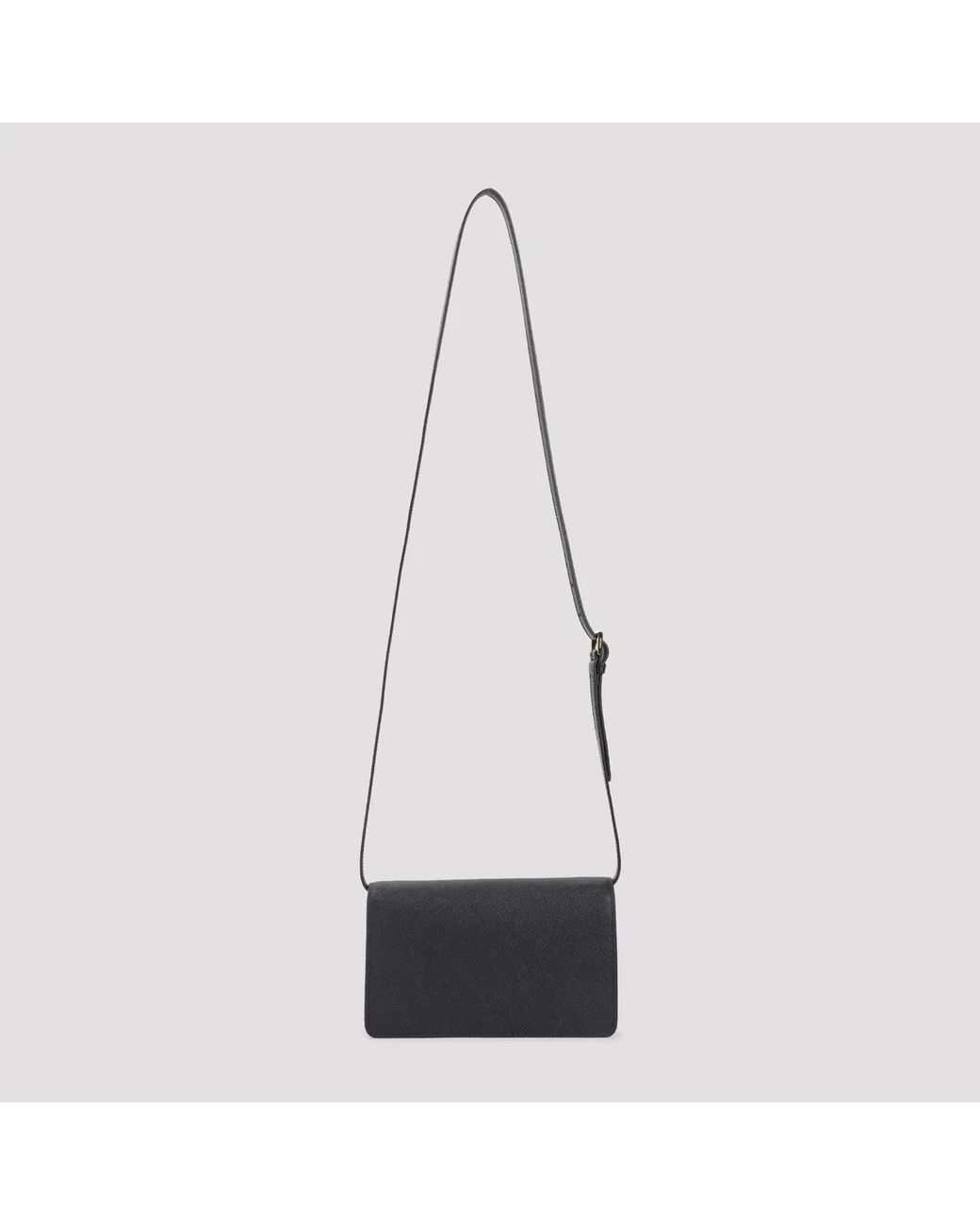 Prada White Mini Bag With Triangle Logo