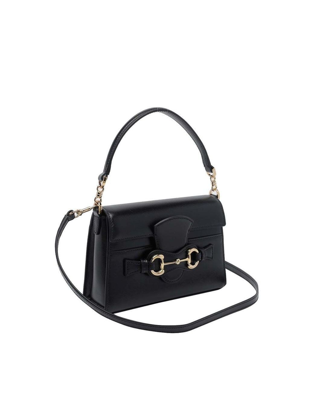 Gucci Black Small Horsebit Duomo Handbag