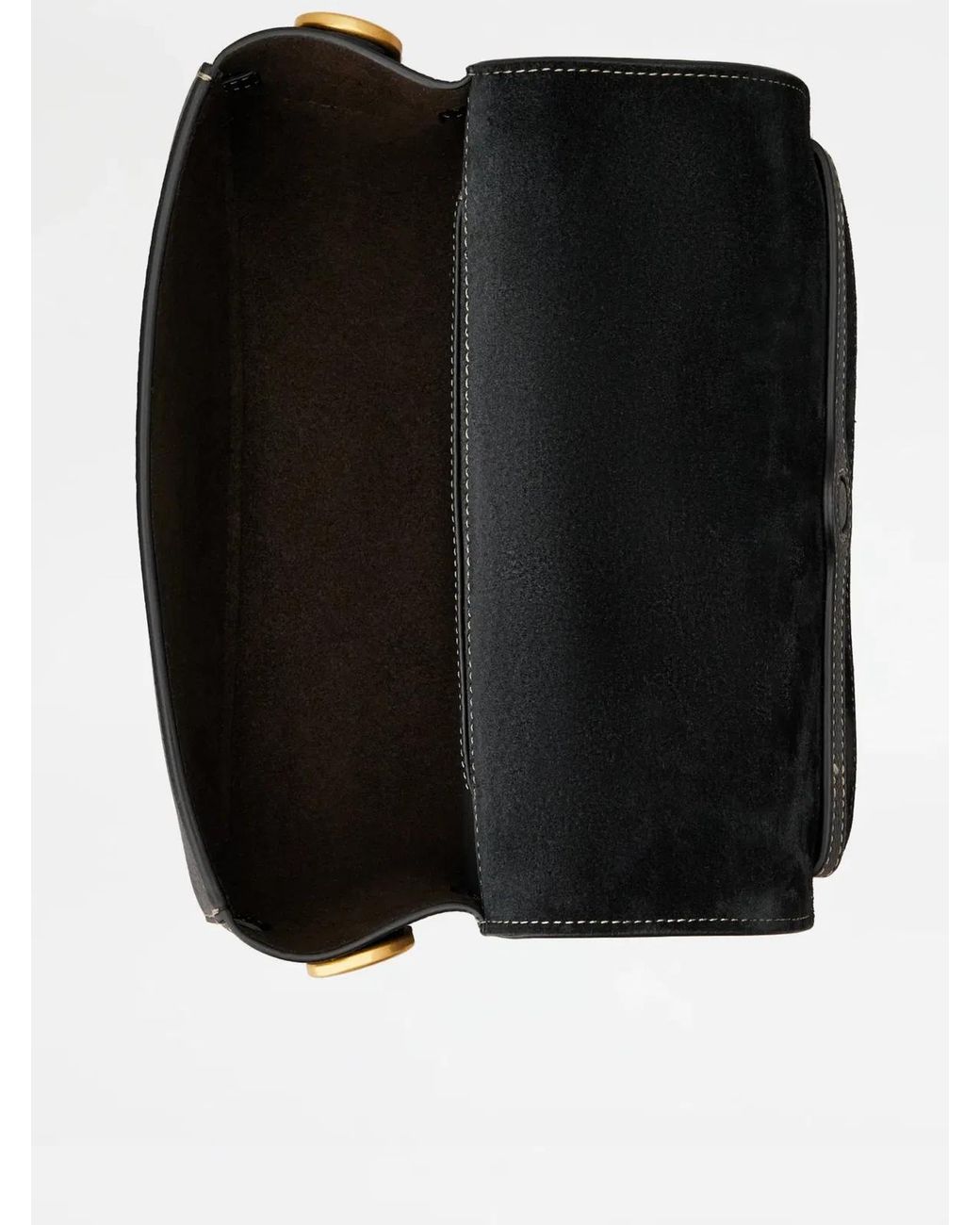 Tod's Black Tim Round Mini Crossbody