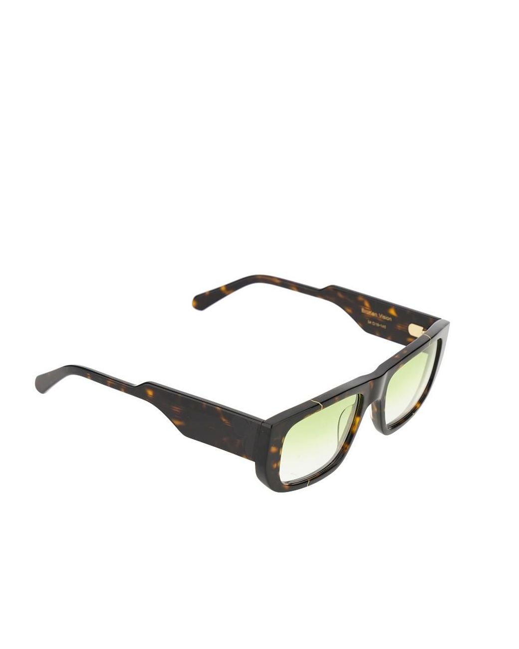 FACE HIDE Green Broken Vision Sunglasses for men