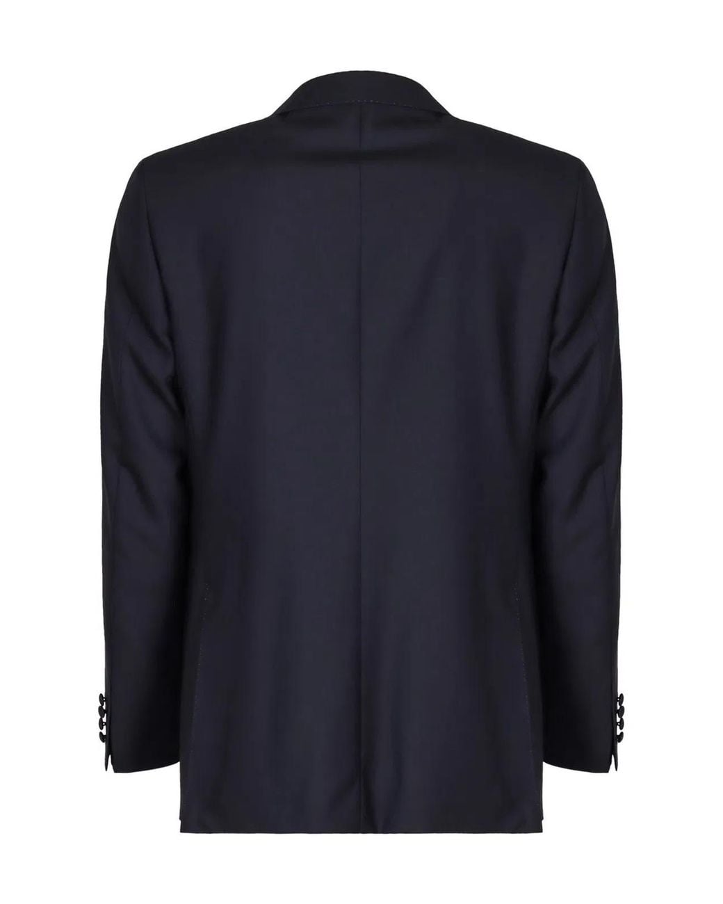 Canali Blue Two-Piece Wool Suit for men
