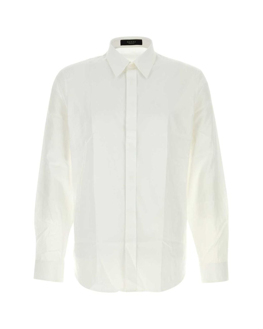 Gucci White Poplin Shirt for men