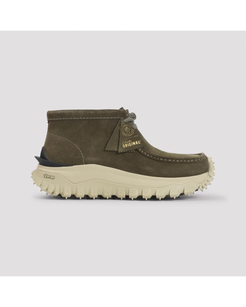 Moncler Green Dark Trailgrip Wallabee Gtx Nakle Boot for men