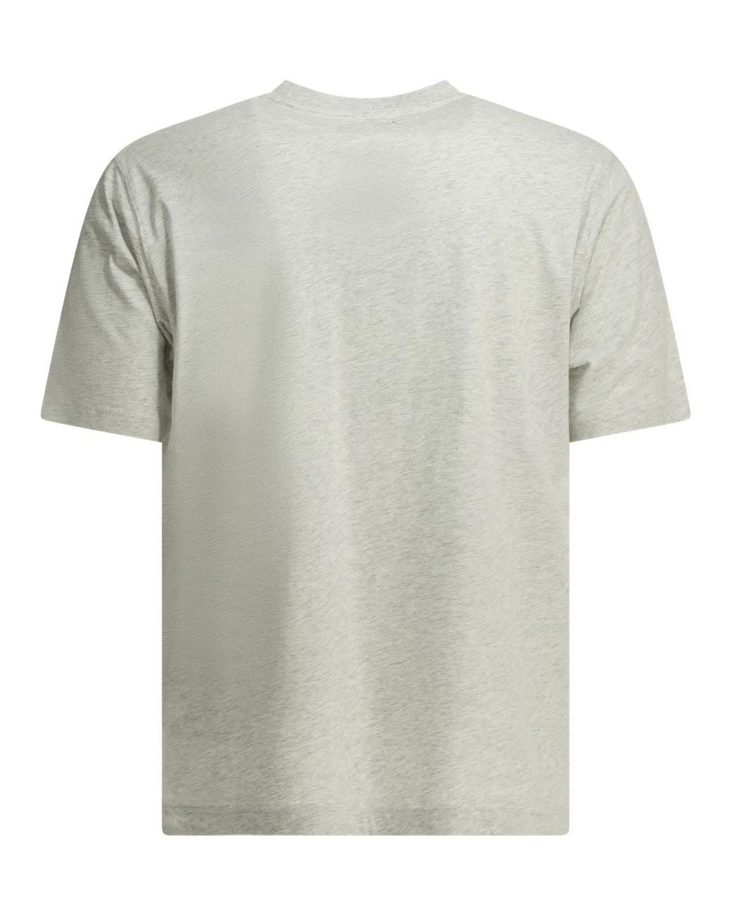 Beams Plus White Grandelle Cotton Crew-Neck T-Shirt for men