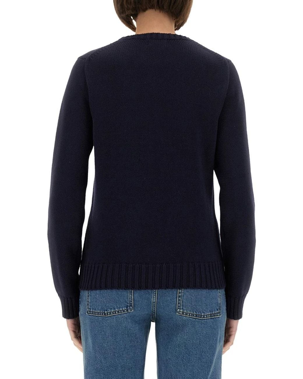 Polo Ralph Lauren Blue Maglia "Flag"