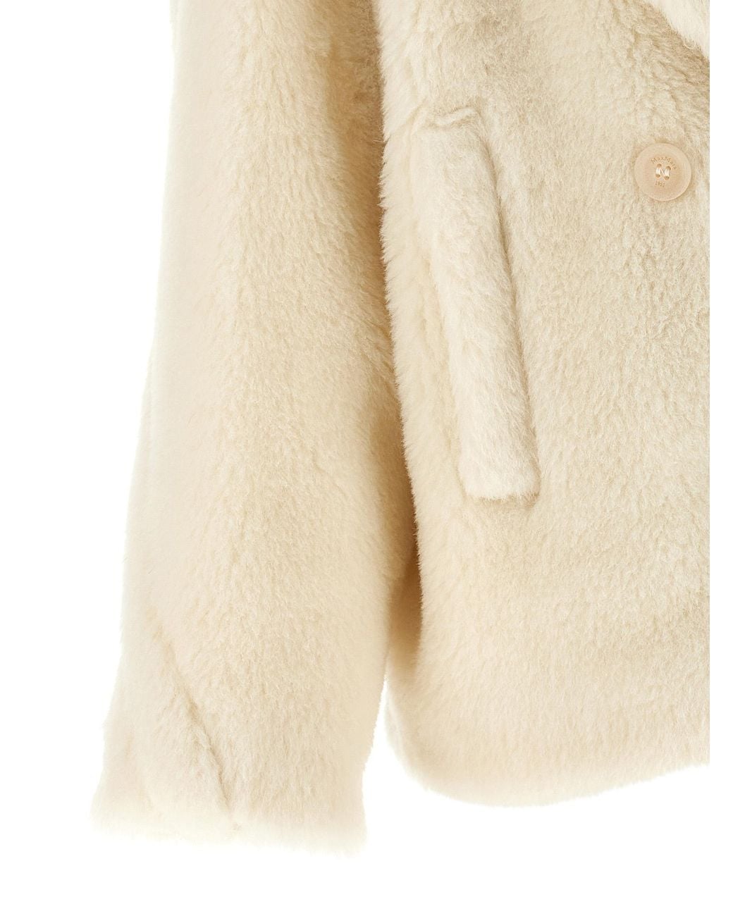 Max Mara Natural 'Alcuno' Coat