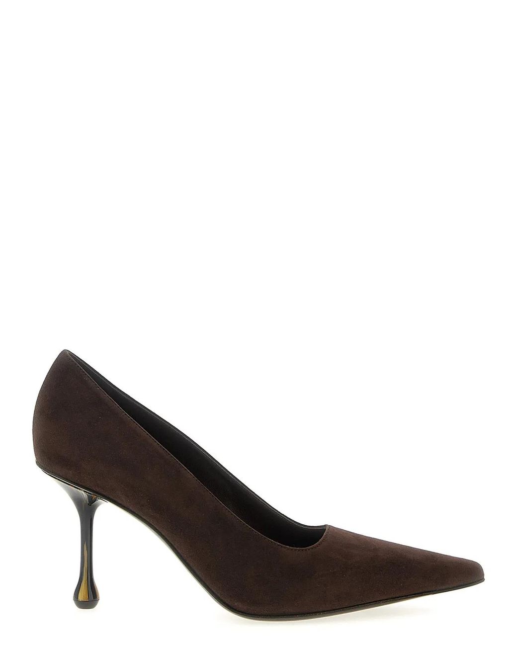 Jimmy Choo Brown Pumps Ixia Suede Goat Leather