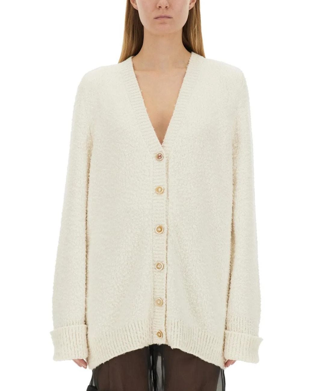 Maison Margiela Natural Oversized Cardigan