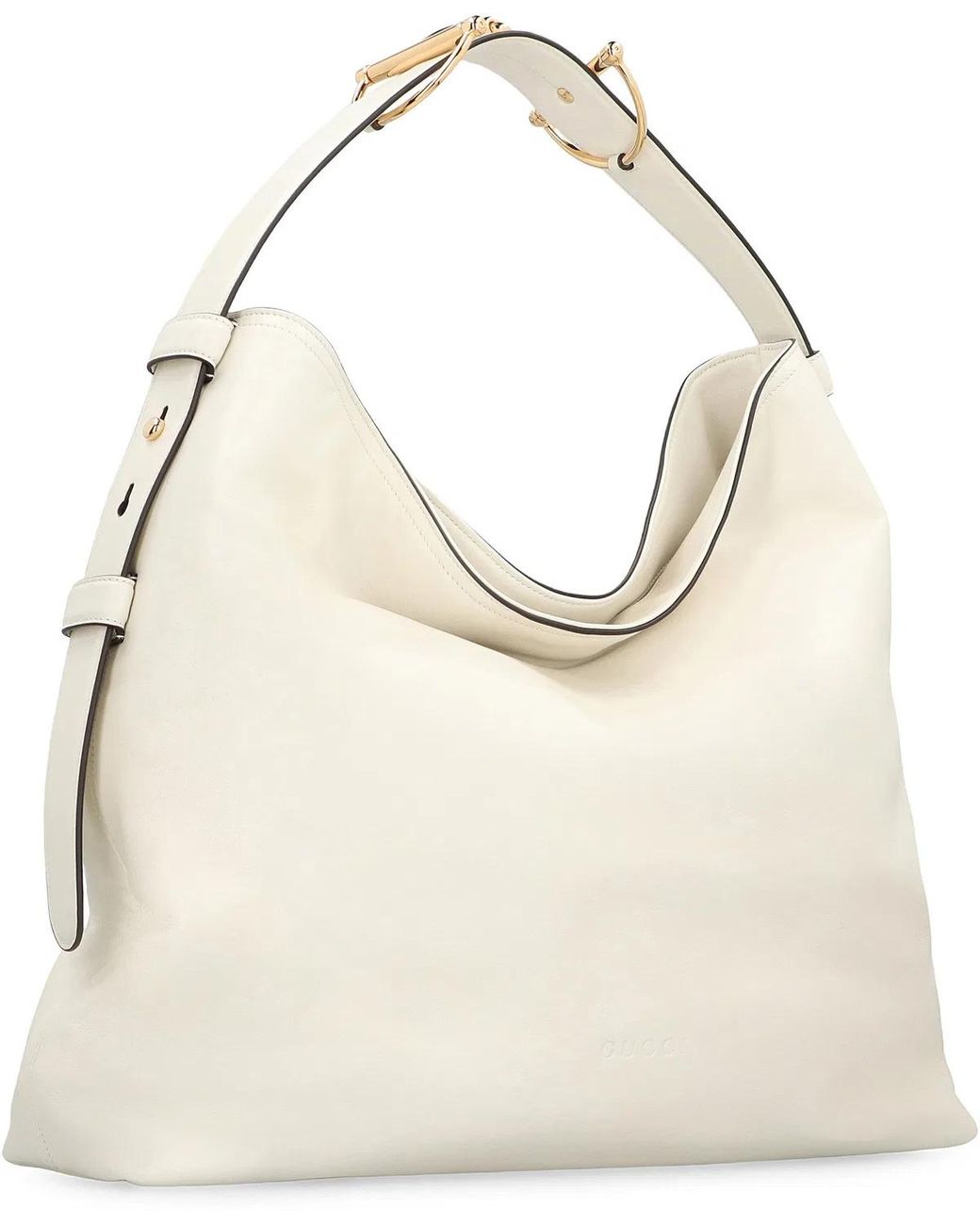 Gucci White Beatrix Shopping Bag Large