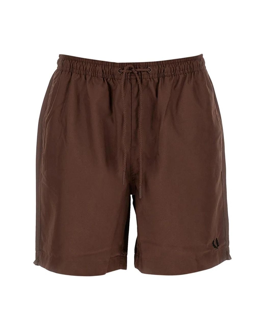 Fred Perry Brown Swimsuit for men