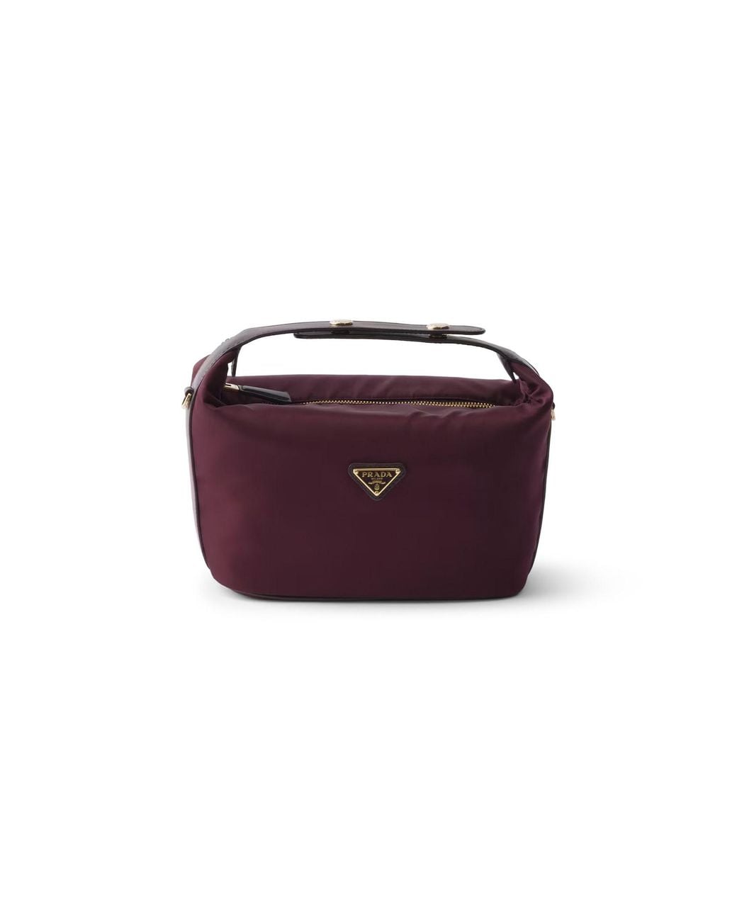 Prada Purple Bordeaux Chérie Mini Re-Nylon Bag