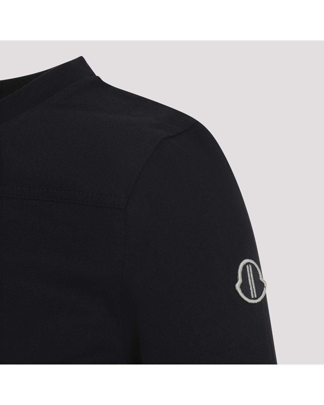 Moncler Black Girder Long-Sleeved T-Shirt Moncler + Rick Owens for men