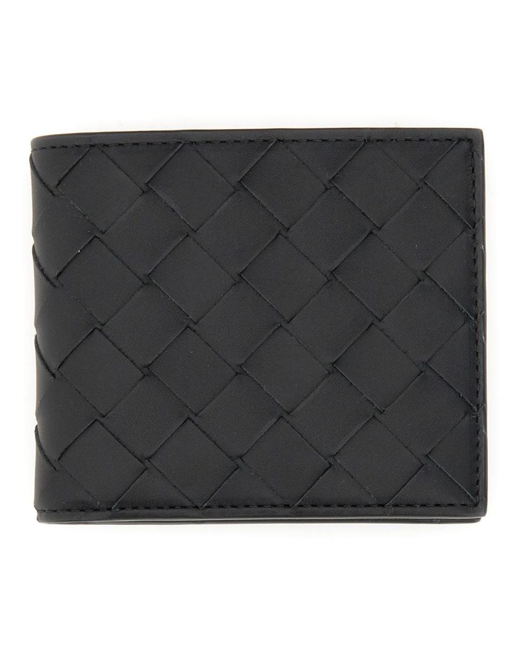 Bottega Veneta Black Portafoglio Bi-Fold for men