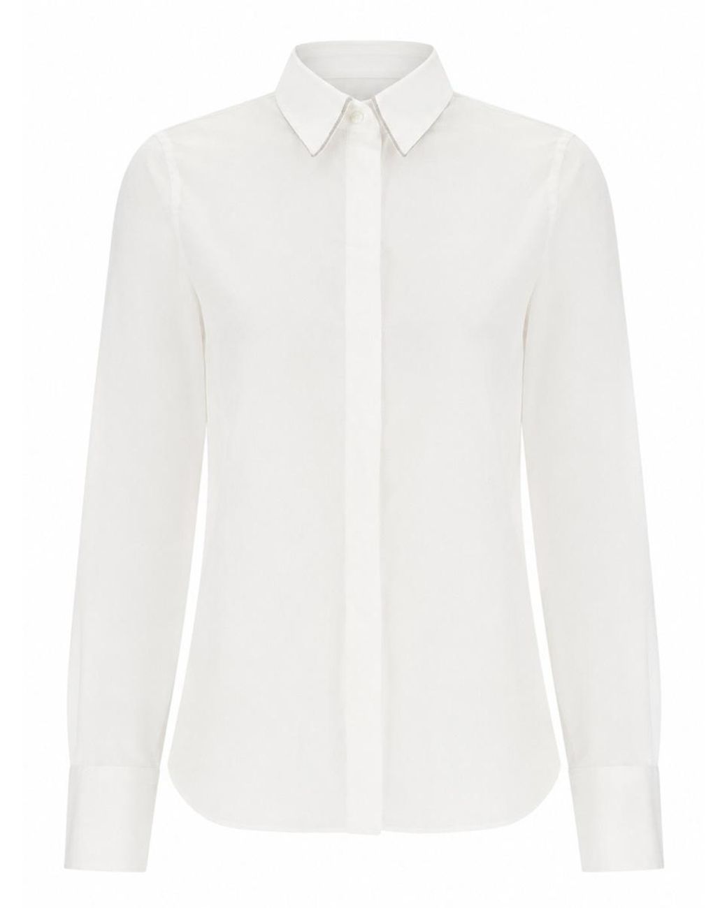 Brunello Cucinelli White Camicia